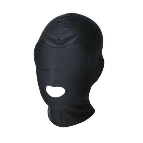 Bondage SM Maske, Augenbinde Sexspielzeug für Paare, SM Frauen Gummimaske Cosplay Maske, Spielzeug Latexmasken, Extreme Sex Spiele Schwarze Maske, für Halloween Prom Cosplay, Schwarz