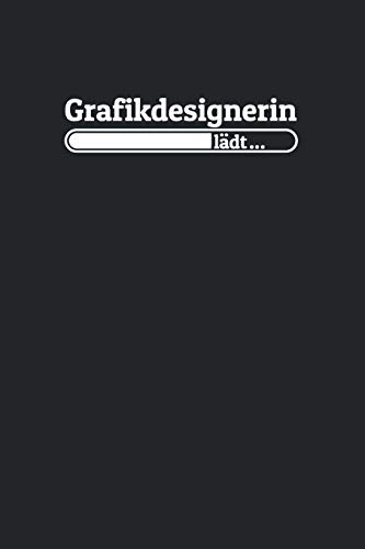 Grafikdesignerin lädt: Notizen – gepunktet, liniertes Notizbuch – für Notizen, Erinnerungen, Daten – Notizbuch für Grafikdesignerin in Ausbildung / Studium