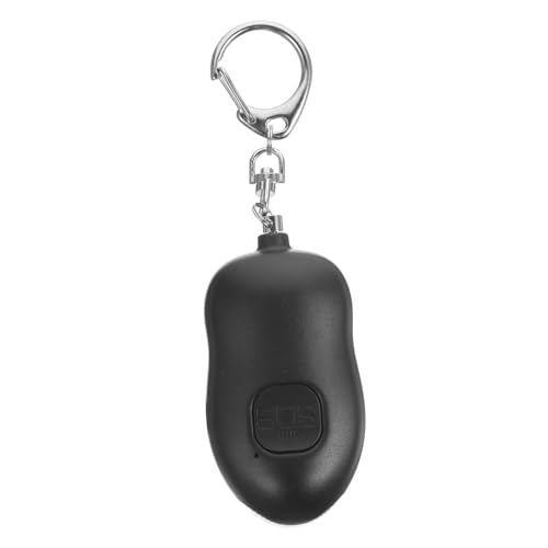 NUOBESTY 1Stück LED Taschenlampe mit Notfallalarm Persönlicher Sicherheitsalarm für Frauen Kompakt Leicht für Schlüsselanhänger Handtasche oder Rucksack Effektiver