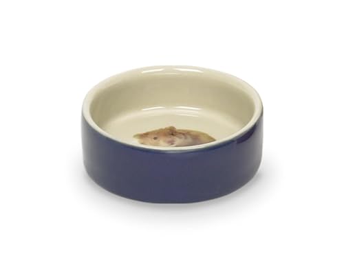Nobby Hamster Keramikschale blau Ø7,5 x 2,5 cm, 55 ml