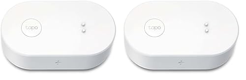 Tapo TP-Link T300 Smarter Wasserleck-Sensor, Hub erforderlich, eingebaute 90Db einstellbare Sirene, Sensor & APP & Hub-Alarm, IP67 wasserdicht, 1+Jahr Batterielebensdauer, Flexible Platzierung