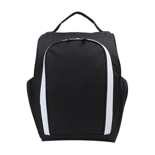 Sportschuhtasche – Aufbewahrungstasche mit Griff für Sportausrüstung, belüftete Tasche, Organisation für Männer und Frauen, Sport, für Übungen, Fitnessstudio, Gelände, Parcours, Schwarz , Se référer