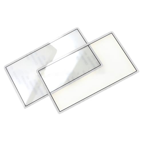 Haoyull Ersatz für 3DS XL/New 3DS XL Top Screen Len Kunststoff Glasabdeckung LCD Displayschutzfolie Zubehör