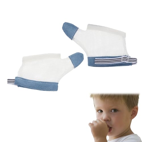 Daumenlutsch-Stopp für Kinder, Babys Daumenschutz, Stop-Daumenlutsch-Handschuhe, Silikon-Kleinkind-Baby-Fingerschutz, um zu Verhindern,Dass an den Fingern Lutschen,für 1-5 Jahre Baby