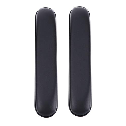 HEALIFTY 2 stücke rollstuhl arm kissen kurze armlehnen pad kissen ersatz pvc schwamm pad patienten pflege zubehör schwarz