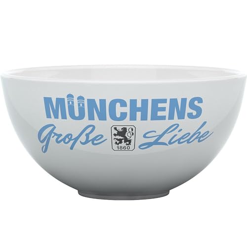 TSV 1860 München Keramik Schale, Handgemacht, Casual, 0.5 Liter, Fußball (Sports), Spülmaschinenfest, Mikrowellenfest, Bowl, Müslischale, MGL, 4262382089790