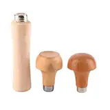 TIKATARER Holzdateihandle, 3pcs Holzgriff Holzhandle für File Schneidwerkzeughandwerk DIY Handwerkzeug Messer