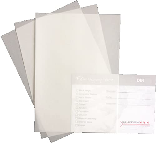 Transparentpapier 100g/m² DIN A6 (105x148 mm) klar 50 Blatt PREMIUM