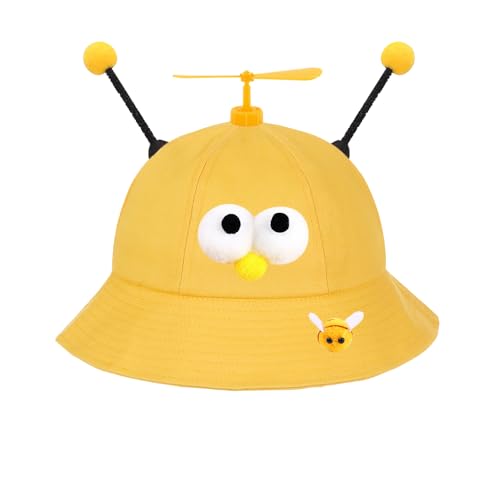 SIEBOLD Propeller mütze,Helikopter Cap,Propeller Hut,Lustige Biene mützen,Fasching hut,für Erwachsene und Kinder für Karneval Partykostüm Requisiten Partygeschenk