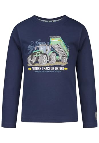 SALT AND PEPPER BY KIDS PARK Boys Longsleeve Print EMB Tractor