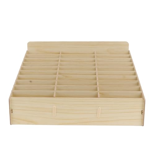 Tofficu Handy Aufbewahrungsbox Holz 30 FäCher - Multifunktionaler Organizer FüR Klassenzimmer, BüRo Und Werkstatt, Handy Management Box, Stabil Und Tragbar