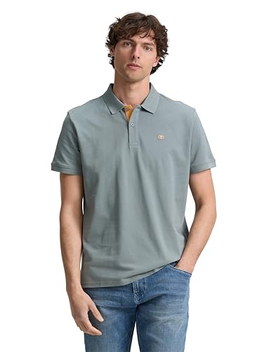 TOM TAILOR Herren 1031006 Poloshirt, 31090 - Trooper Green, M