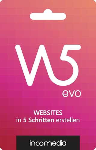 WebsiteX5 Evo (Version 2025) - Erstelle Websites & Blogs in 5 Schritten ohne Vorkenntnisse - Windows 11/10/8/7 - Deutsch (multilingual) *DAUERLIZENZ* Product Key Card (PKC) (evo, PC)