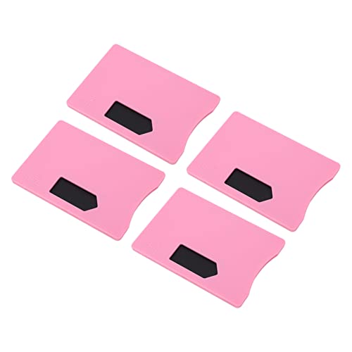 RFID-Sperrhüllen, 10 Stück Diebstahlschutz, Sicher, Störungssicher, Ultradünner RFID-Sperr-ID-Halter für die ID-Karten-Fahrzeugverwaltung (Rosa)