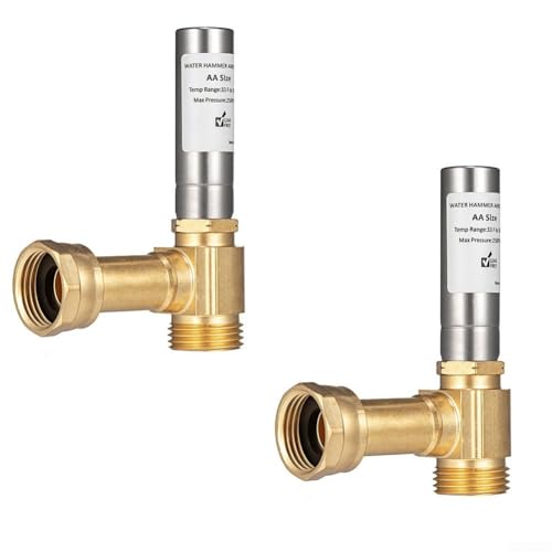 Kostenlose Messing- und Edelstahl-Konstruktion, zuverlässiger Winkel-Wasserschlag-Arrestor für Sanitärbedarf zu Hause