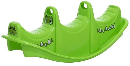 Dohany Wippe Rocker Krokodil Tier Schaukelwippe Kunststoff Kinder Spielzeug grün
