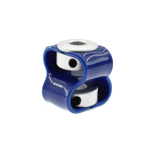 2 Stück Kupplung D27L30 S-Art aus Kunststoff, flexibel, exzentrisch, aus Kunststoff, elastisch, Encoder, Motor-Koppler in Form von 8 (4 x 6)