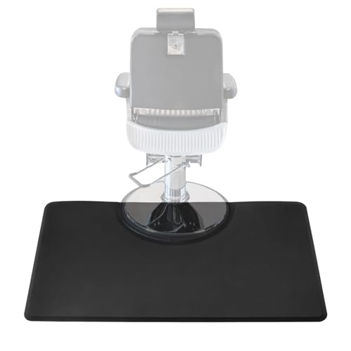 HOARLICN Salonmatten Für Friseur, Anti-Ermüdungsmatte Für Friseure 3' X 5' Barbershop Stuhlmatte Salon-Bodenmatte Halbrund Friseurmatte Geeignet Für Friseurstühle, Salonstühle