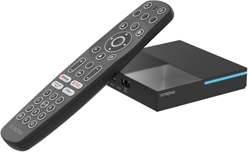 STRONG Leap-S3 Pro 4K UHD Google TV-Streamingbox Mit Ethernet-Port, Android 12, 4GB RAM + 32GB Speicher, Wi-Fi 6, Integriertem Chromecast, Google-Sprachsteuerung, Dolby Atmos & Dolby Vision