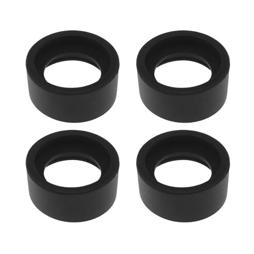 SG Store 4 Stück 2 Paar 32–36 Mm Okularabdeckung Okular Fernglas Augenmuscheln Schutzbecher Stereomikroskop Zubehör für Stereomikroskop Weiches Gummi Flacher Winkel