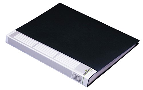 Durable Sichtbuch Duralook für A4 mit 40 Hüllen Rückenbreite: 25 mm schwarz, 242401