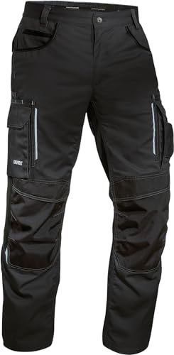Uvex Tune-Up Männer-Arbeitshosen Lang - Cargohose für die Arbeit,Schwarz,56