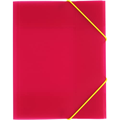 Grafoplás 4801554 Ordner mit 3 Klappen, A5, Pink