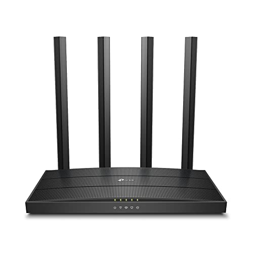 TP-Link Archer C80 Dualband WLAN Router (600 Mbit/s 2,4GHz, 1300Mbit/s 5GHz), 4 Gigabit LAN Ports, Print/Media/FTP Server, Gast-Netzwerk, unterstützt keine DSL-Funktion