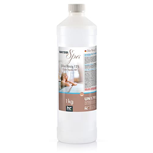 BAYZID® SPA 2 x 1 kg Chlor flüssig für Whirlpool SPA & Planschbecken