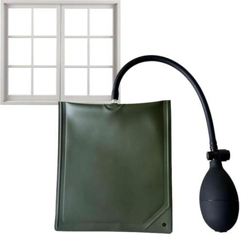 Fensterinstallation Positionierung des Luftkissens, Tür Installation Luftscheibe, Montagekissen Luftkissen Air Pump Up Wedge Luftkissen Türmontage Belastung bis 100Kg Montagehilfe Fenster