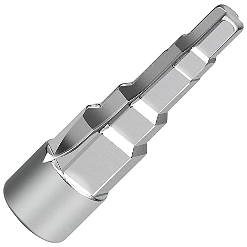 Universal Stufenschlüssel mit Innenvierkant 1/2" 5-stufig, Stufenschlüssel Antrieb für Knarre Ratsche Sanitär Heizkörper