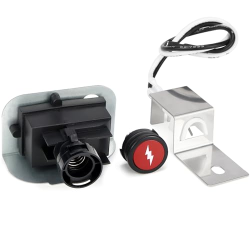 Elektronischer Zünder-Kit Ersatz Für Weber Grill Q1200 Q220 80475 Gasgrill Ersatz Zündsatz, mit Vorderen Brennerknöpfen
