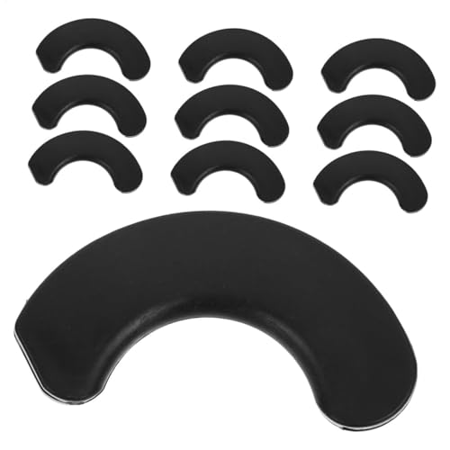 Stoßfestes Hantel-Pad, 10 x Schutzpolster für Hanteln, Zubehör für Trainingsgeräte, -Fitnesszubehör für sichere Aufbewahrung, stabile Materialien, PVC, 2 mm