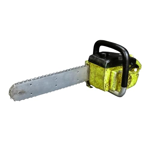 Trick Or Treat Studios Texas Chainsaw Massacre Réplique Kettensäge mit Sound, 76 cm, für Erwachsene, Horror-Film-Fans, Cosplayer, Rollenspieler, UHF, Gelb