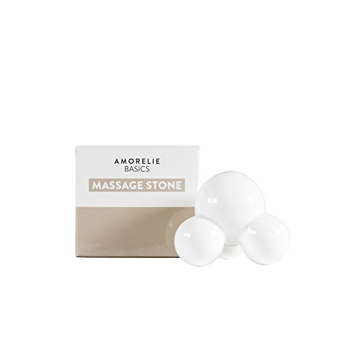 AMORELIE Care – Massagestein Keramik mit 3 Armen | Massagegerät geeignet für Hot Stone Massagen