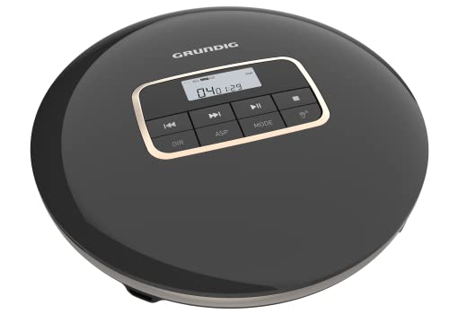 Grundig GCDP 8500, tragbarer CD-Player, Schwarz/Silber
