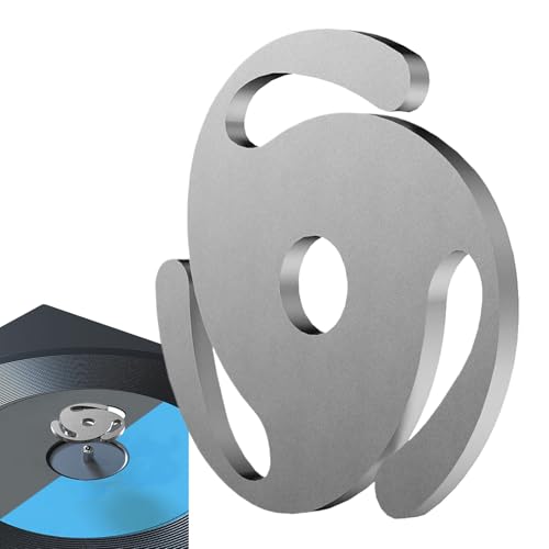 Solid -Aluminium -Datensatzadapter - 45 U/Min -Plattenspieler -Einsatz, Leichtes Spindelwerkzeug, Record -Teil | Langlebiger Audio Conversion Accessoire -Stück, Hochpräzise Datensatzadapter