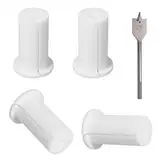 4PCS Kabelführungsset für Starlink, Wanddurchführungen für Wanddurchführung Kabel für Starlink Kabelrouter und Ethernet Adapter (Weiß)