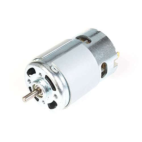 ANGEEK 895 Motor, Langsamläufer DC 12V-24V 3000-6000RPM Gleichstrommotor mit hohem Drehmoment und Kugellagern, geeignet für Elektrowerkzeuge, Fräser, Schleifer, elektrische Schraubendreher, DIY.