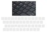 Generisch Tastenschoner Aufkleber für PC und Computer Tastaturen Transparente Tastatur Aufkleber Blättchen (R55) (14mm)