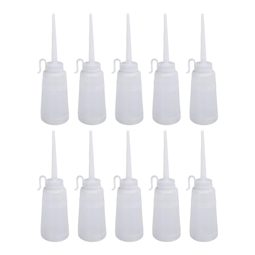 Nurnesy 10pcs 150 Ml Nähmaschinenölflaschen - Leckdosenkaste für Kunststoff -Ölspender für den Heim- und Industriegebrauch