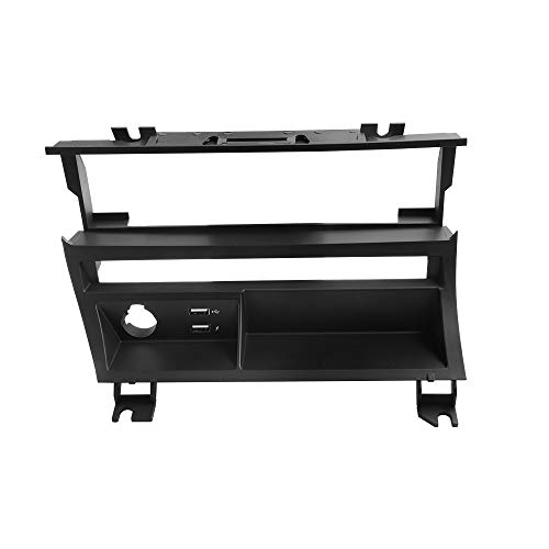 DYNAVIN E46 Doppel DIN Stereo Dash Kit HVAC Relocation Bracket Single Row Style for BMW 1998-2006 3er Series