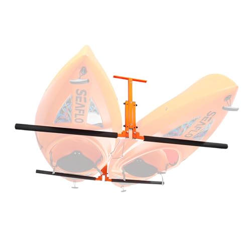 VEVOR Kayak Deckenhalterung Kajak Aufhänger 1666 x 540 x 50 mm, Kajakständer 2 Kajaks 790 ± 10 mm Stützarmlänge, Kajak Aufbewahrungsregal Robuste Kajak-Aufbewahrungshaken Kajak-Enthusiasten