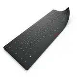 CHERRY STREAM PROTECT MEMBRANE, Hygienischer Silikon-Tastaturschutz, Deutsches Layout (QWERTZ), Desinfizierbare Membran für CHERRY STREAM Tastaturen, Schwarz