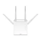 STRONG Dual Band Gigabit WLAN Router 1200, Bis 1200 Mbit/s für 5GHz WiFi, LAN, WAN, WLAN Verstärker, Anschluss an Kabel-/DSL-/Glasfaser-Modem, Gast-Netzwerk, Weiß