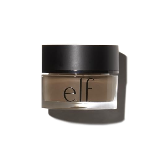 e.l.f. Lock On Liner & Brow Cream, Unterstreicht Die Augen Und Definiert Die Augenbrauen, Vegan & Tierversuchsfrei, Medium Brown, 5,5 g