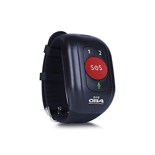 Armband SOS Senioren Lebensrettende GPS 4G WiFi Anrufe, Stürze, GPS-Position, Herz, Druck, Temperatur Wasserdicht IP 67 APP frei (Datei mit Anleitung zur Konfiguration der SIM)