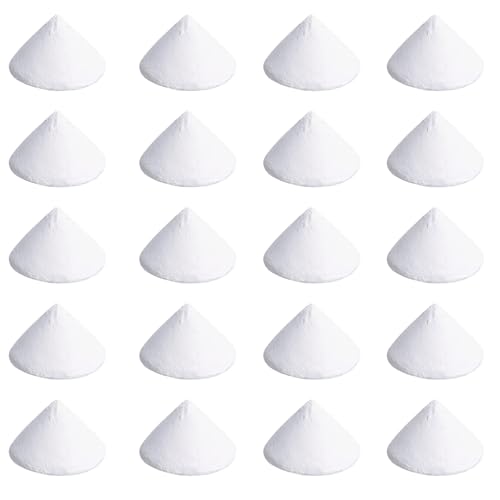 Keramik-Stelzen-Set, 20 Stück, Aluminiumoxid-Kegel für Keramikglasur, dreieckige Setzer, Keramikwerkstatt