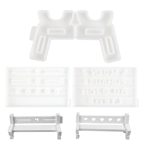 Silikonform Kerzenhalter Silikonformen Gießformen Kerzen Formen Silikon Gießformen Gießform Kerzenhalter Silikonform Weihnachten Kerzenformen zum Gießen (Stuhl)
