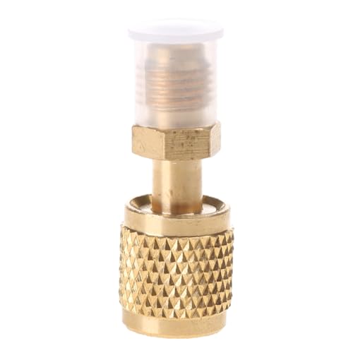 Neue R410a Messing Adapterverbindungen 1/4-Zoll Stecker Auf 5/16-Zoll Buchse Füllschlauch Zur Pumpe